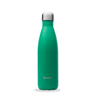Qwetch Bouteille isotherme inox mat vert toundra 500ml - 10180